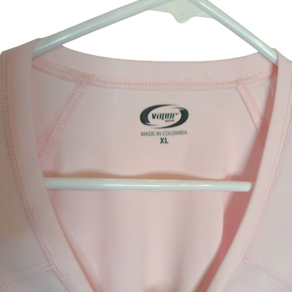 Vapor Apparel Light Pink Long Sleeve Shirt Sun Protection Solar Womens XL - Picture 4 of 7